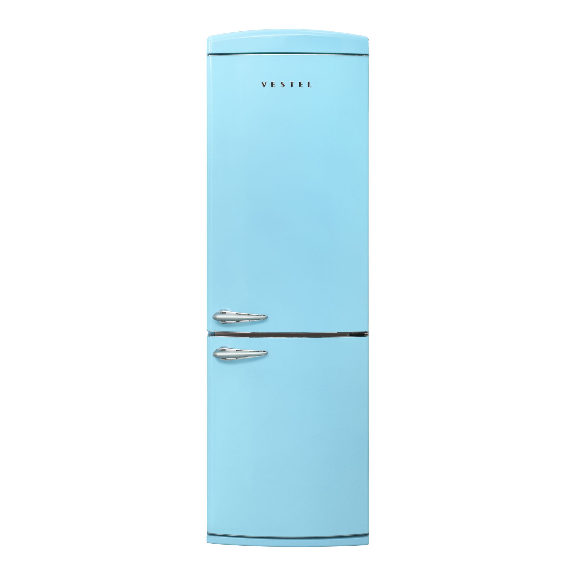 Vestel RETRO NFK37021 BABY BLUE No Frost Kühlschrank 330 l