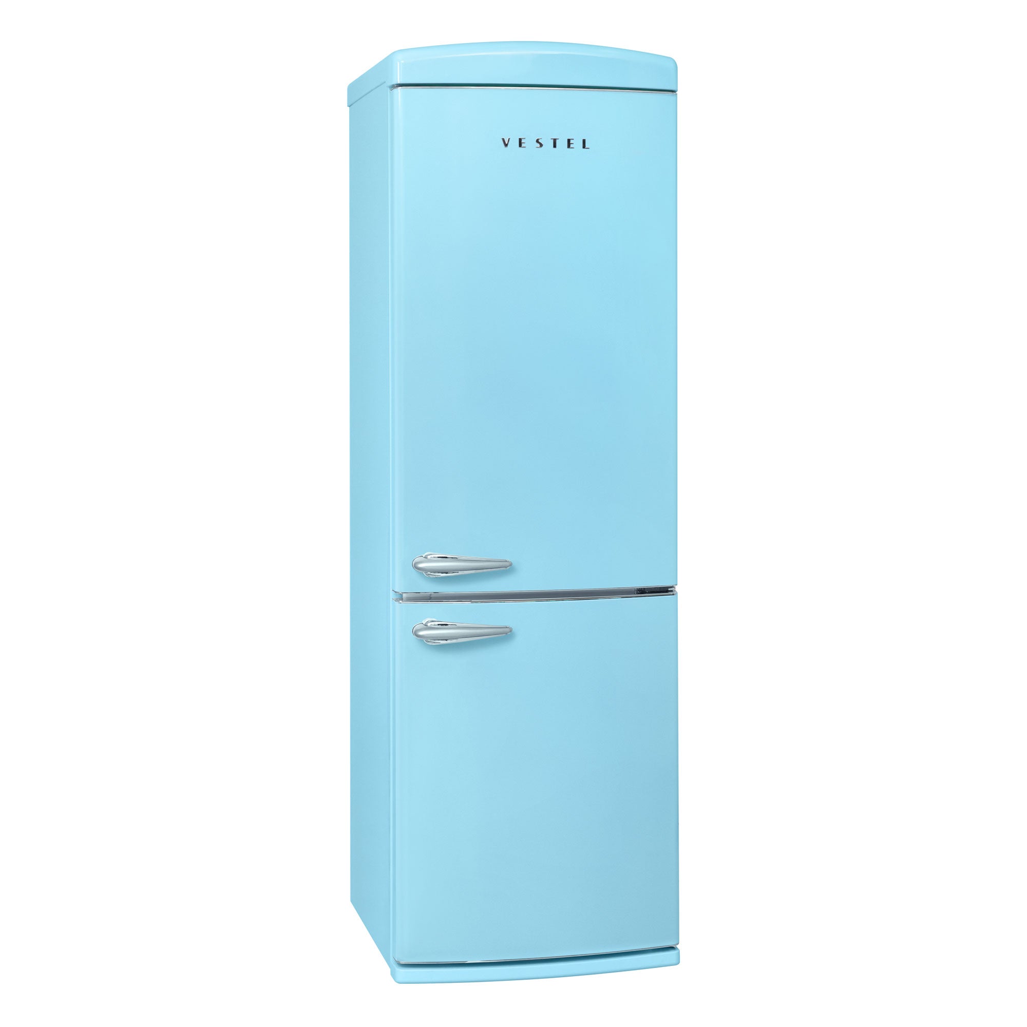 Vestel RETRO NFK37021 BABY BLUE No Frost Kühlschrank 330 l