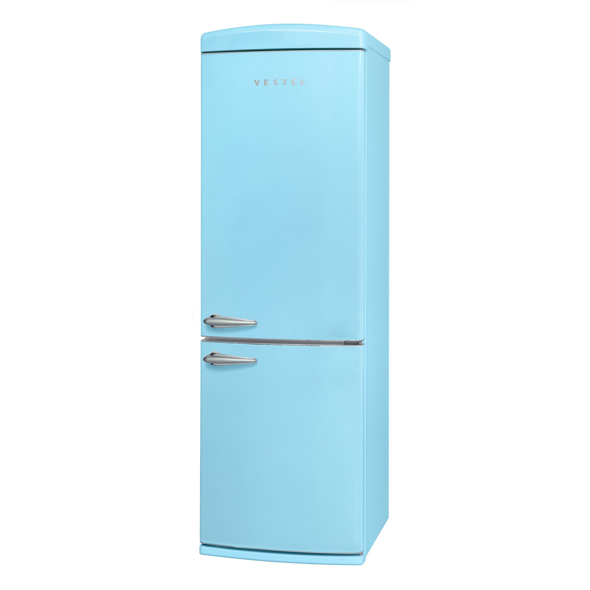 Vestel RETRO NFK37021 BABY BLUE No Frost Kühlschrank 330 l