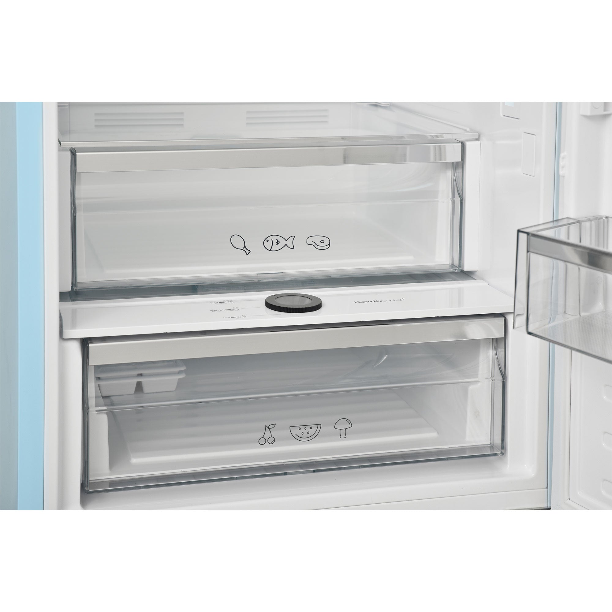 Vestel RETRO NFK37021 BABY BLUE No Frost Kühlschrank 330 l