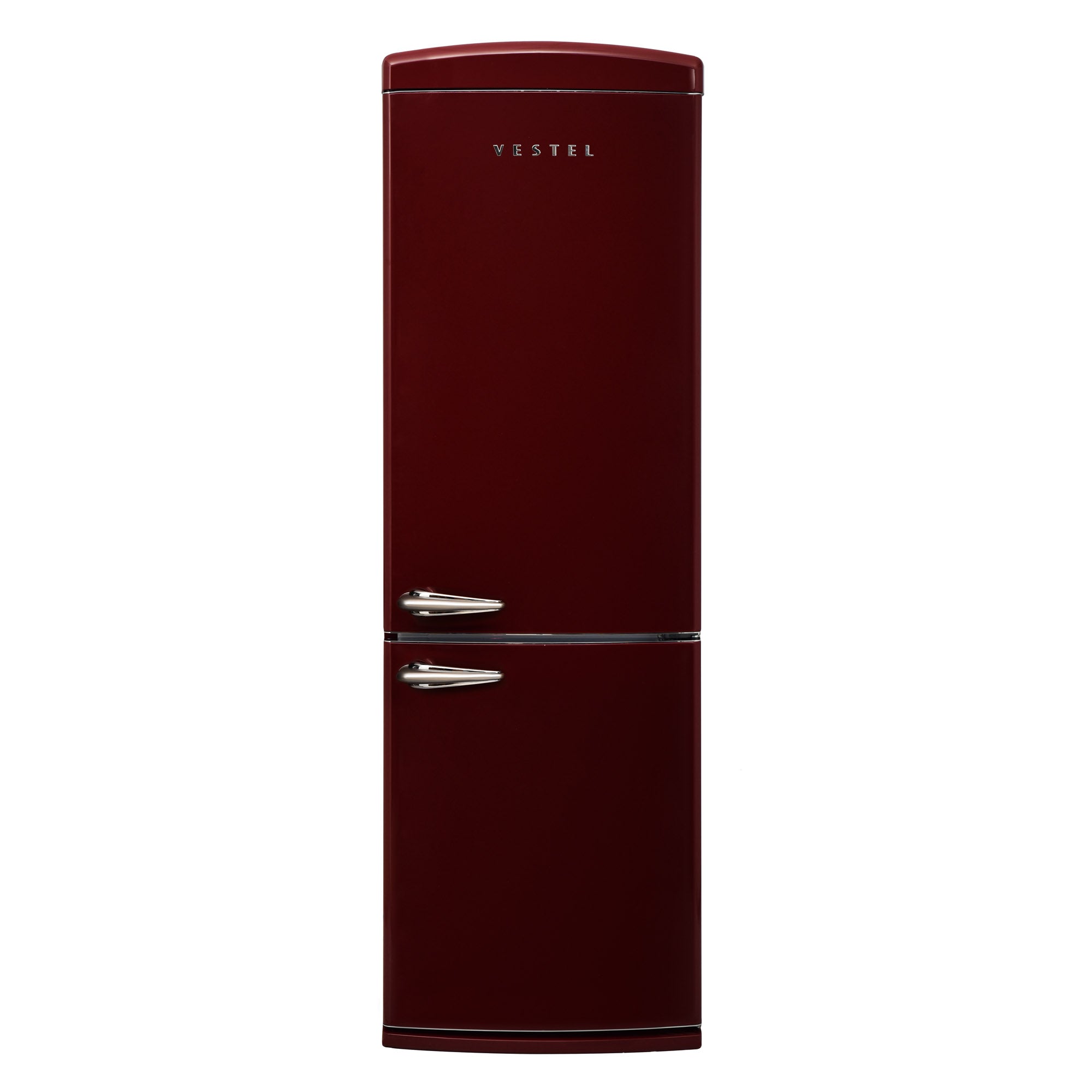 Vestel RETRO NFK37021 BORDEAUX No Frost Kühlschrank 330 l