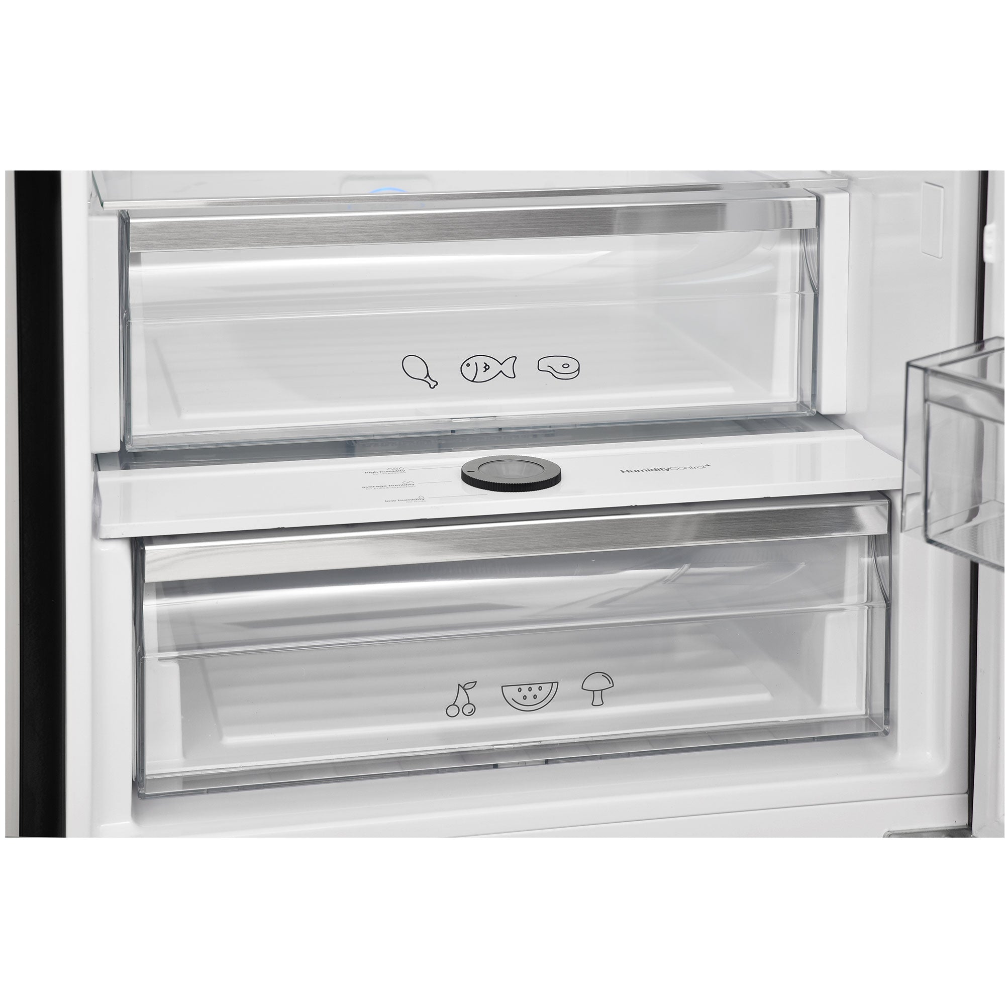 Vestel RETRO NFK37021 BLACK No Frost Kühlschrank 330 l