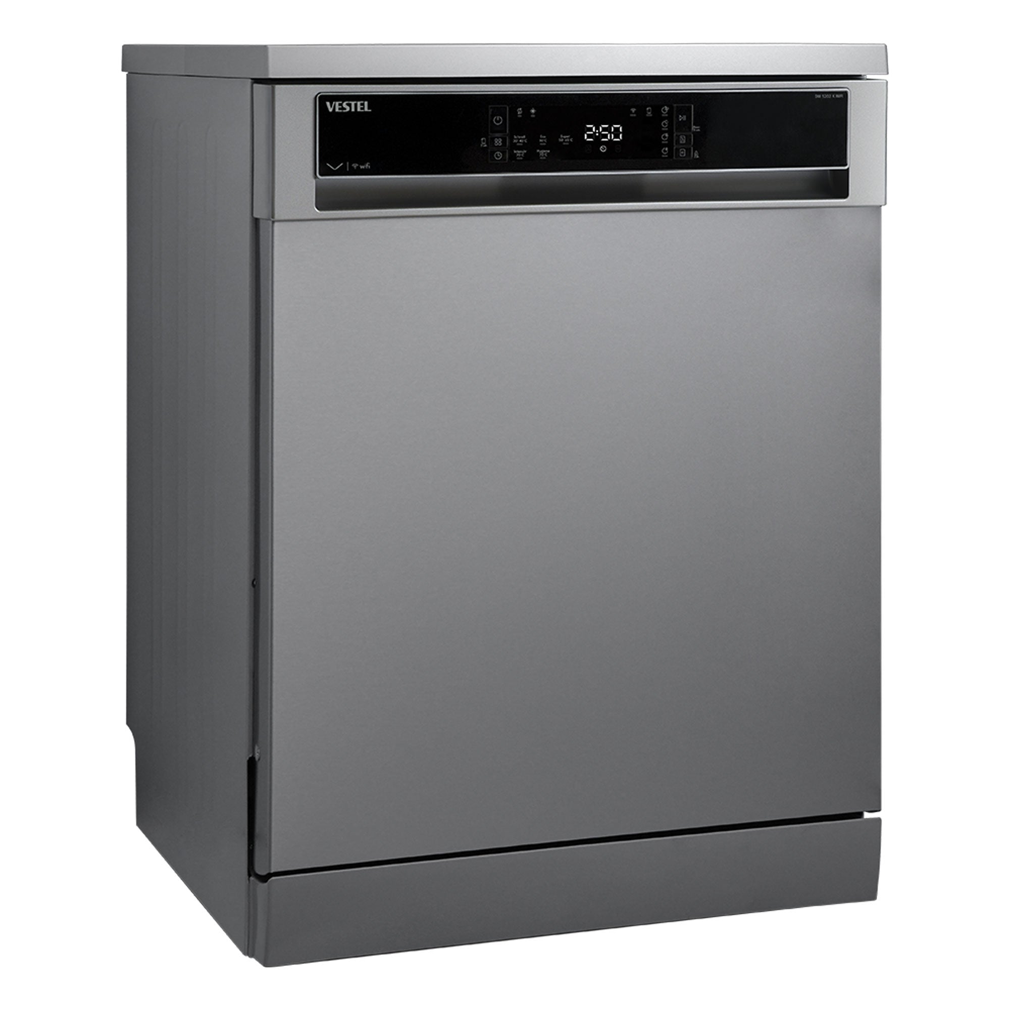 Vestel DW 5202 X WIFI freistehender Geschirrspüler 12 Maßgedecke 5 Programme