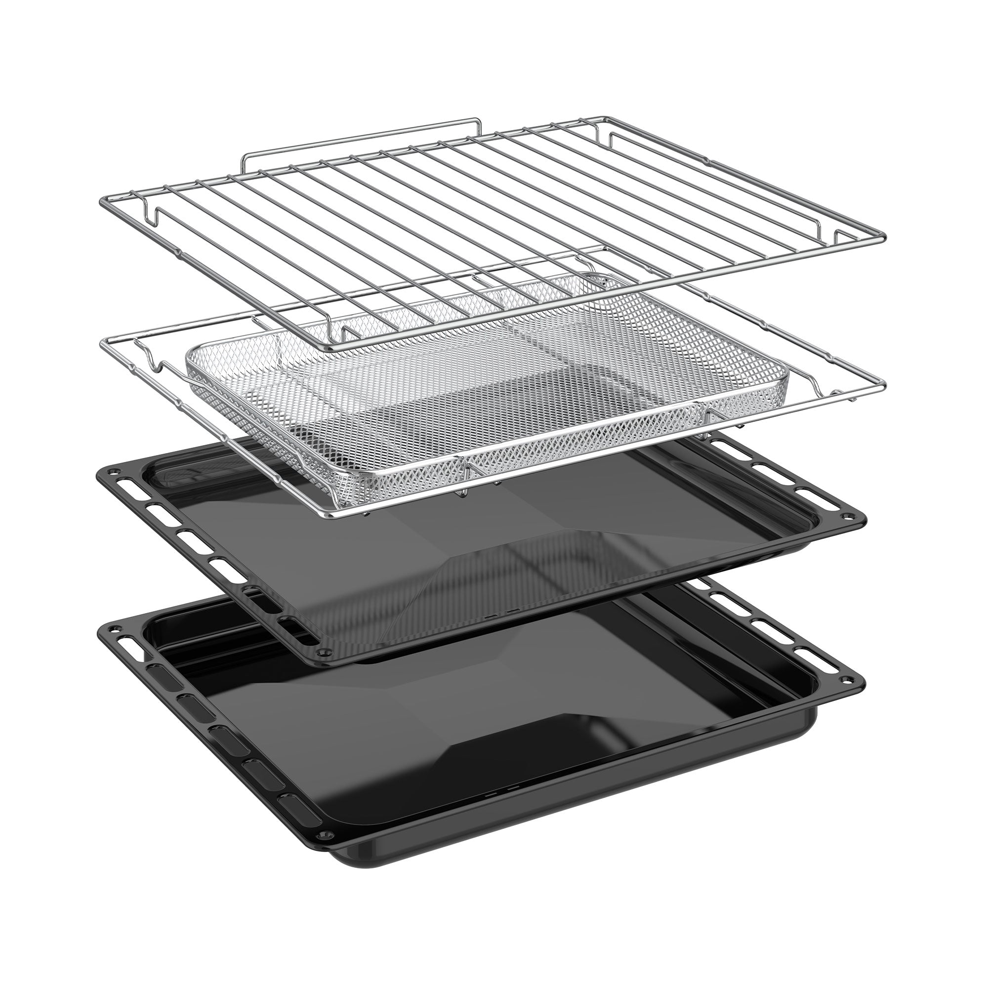 Vestel BO 971062 MB LF WIFI Einbaubackofen 78 Lt Energieeffizienzklasse A+