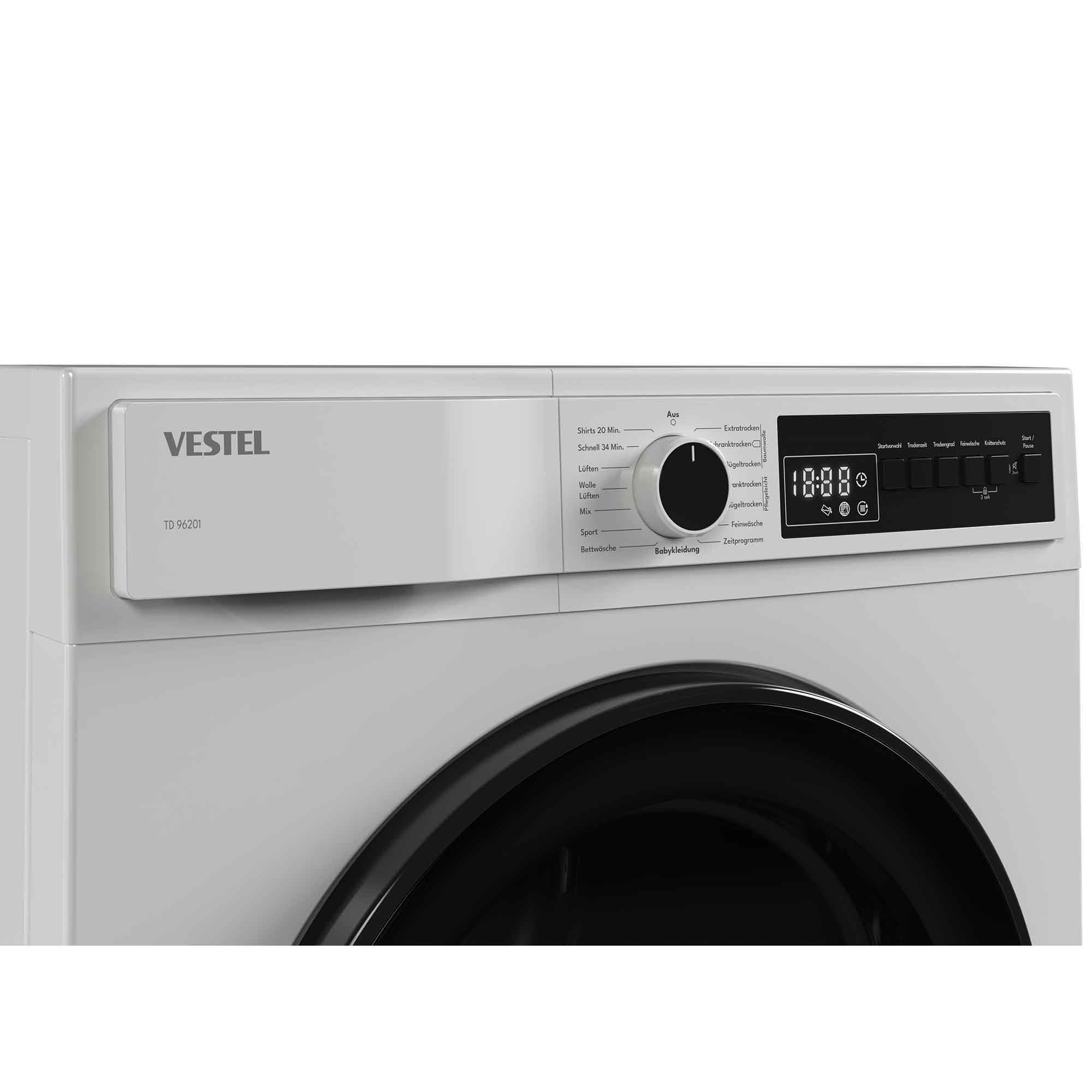Vestel TD 96201 Wärmepumpentrockner 9 kg