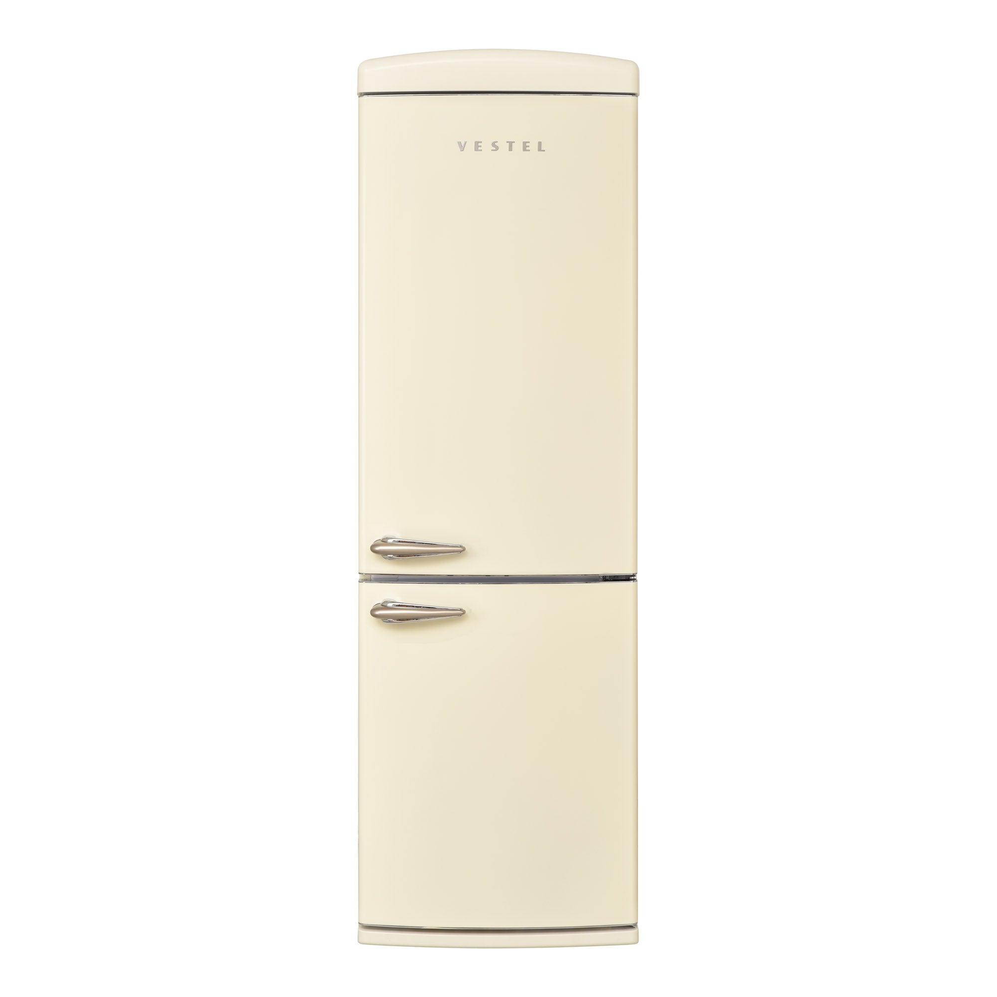 Vestel RETRO NFK37021 BEIGE No Frost Kühlschrank 330 l