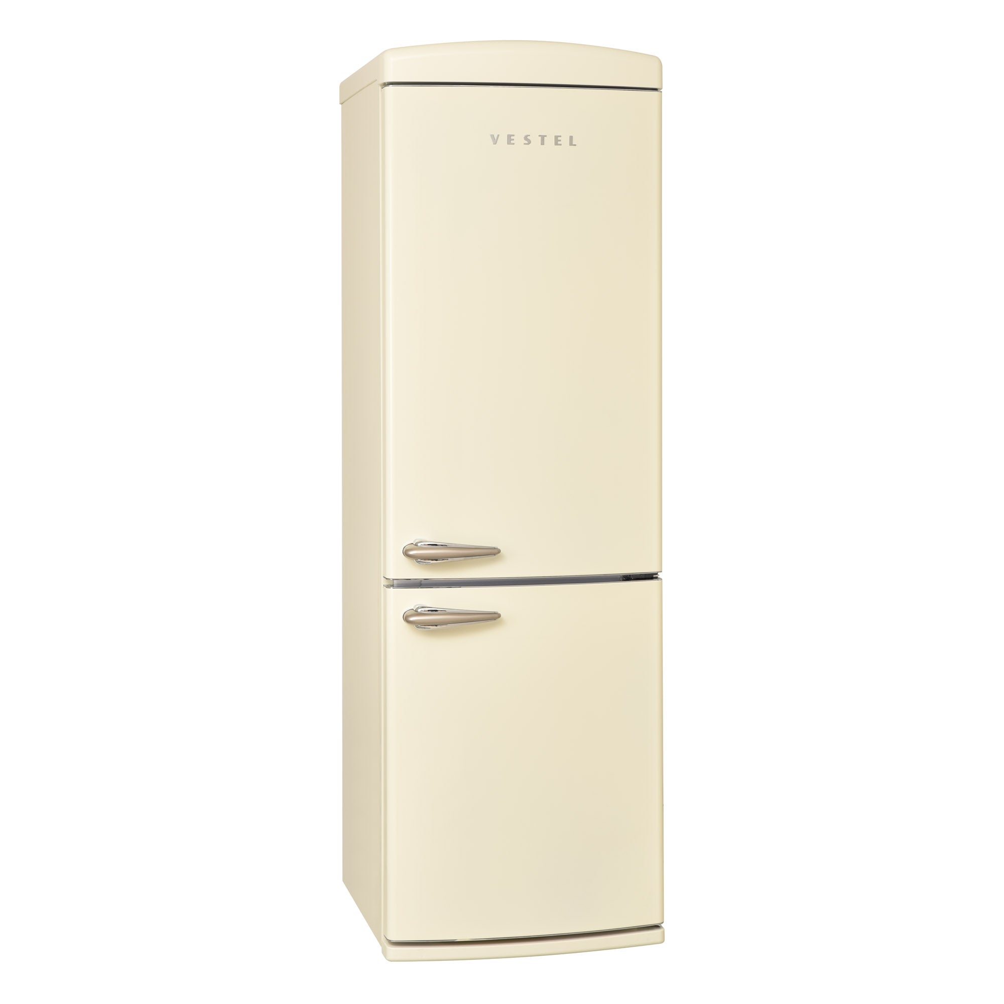 Vestel RETRO NFK37021 BEIGE No Frost Kühlschrank 330 l