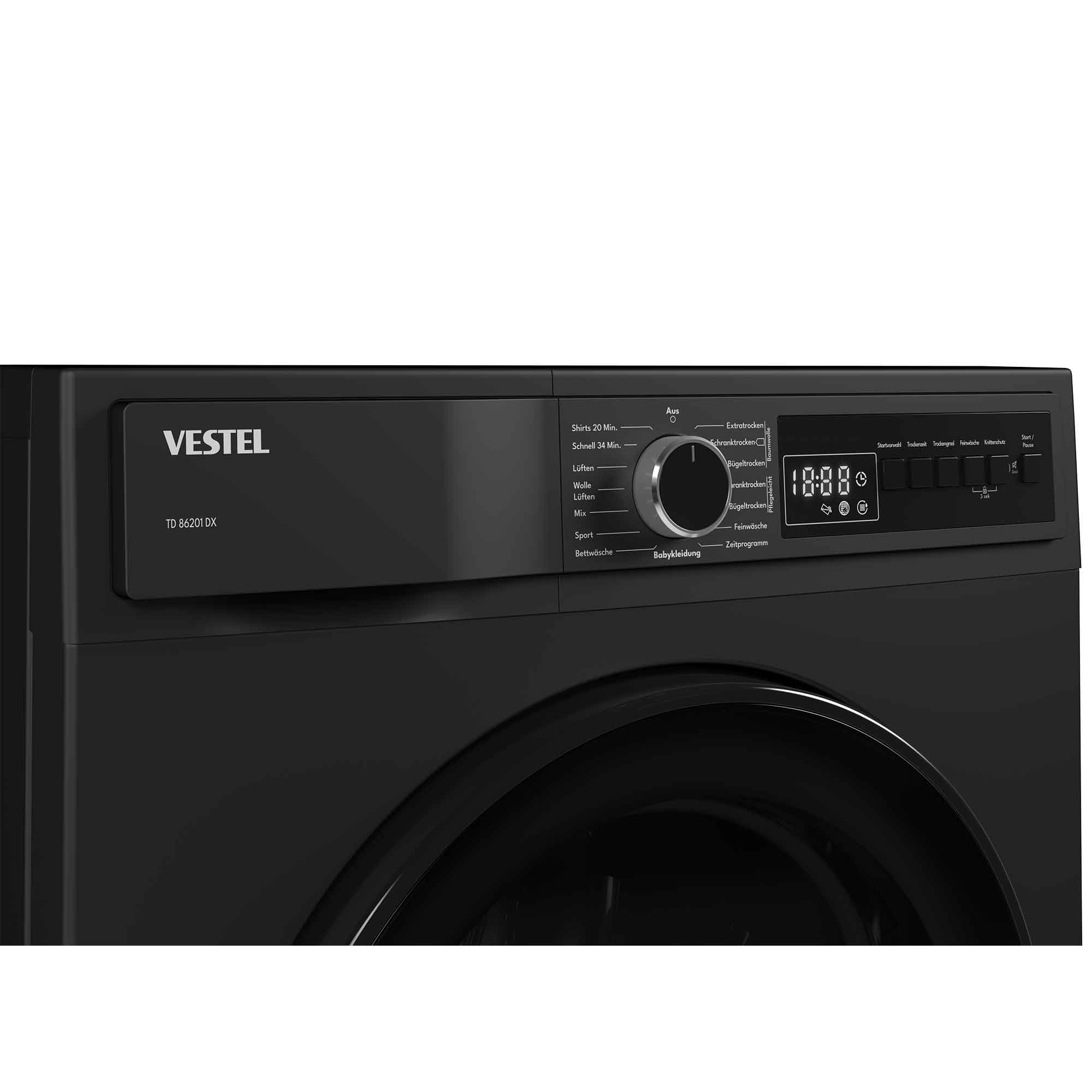 Vestel TD 86201 DX Wärmepumpentrockner 8 kg