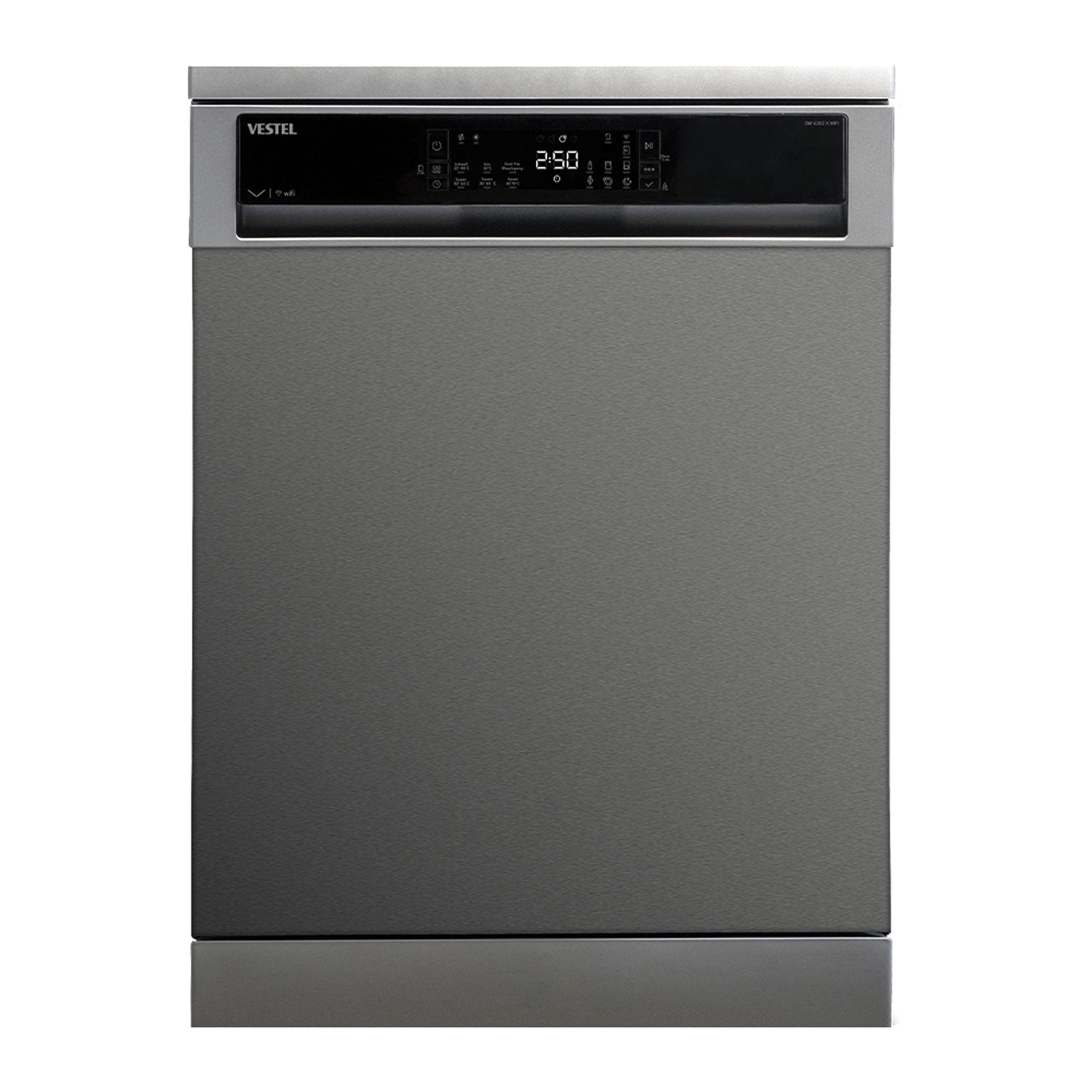 Vestel DW 6302 X WIFI freistehender Geschirrspüler 13 Maßgedecke 6 Programme