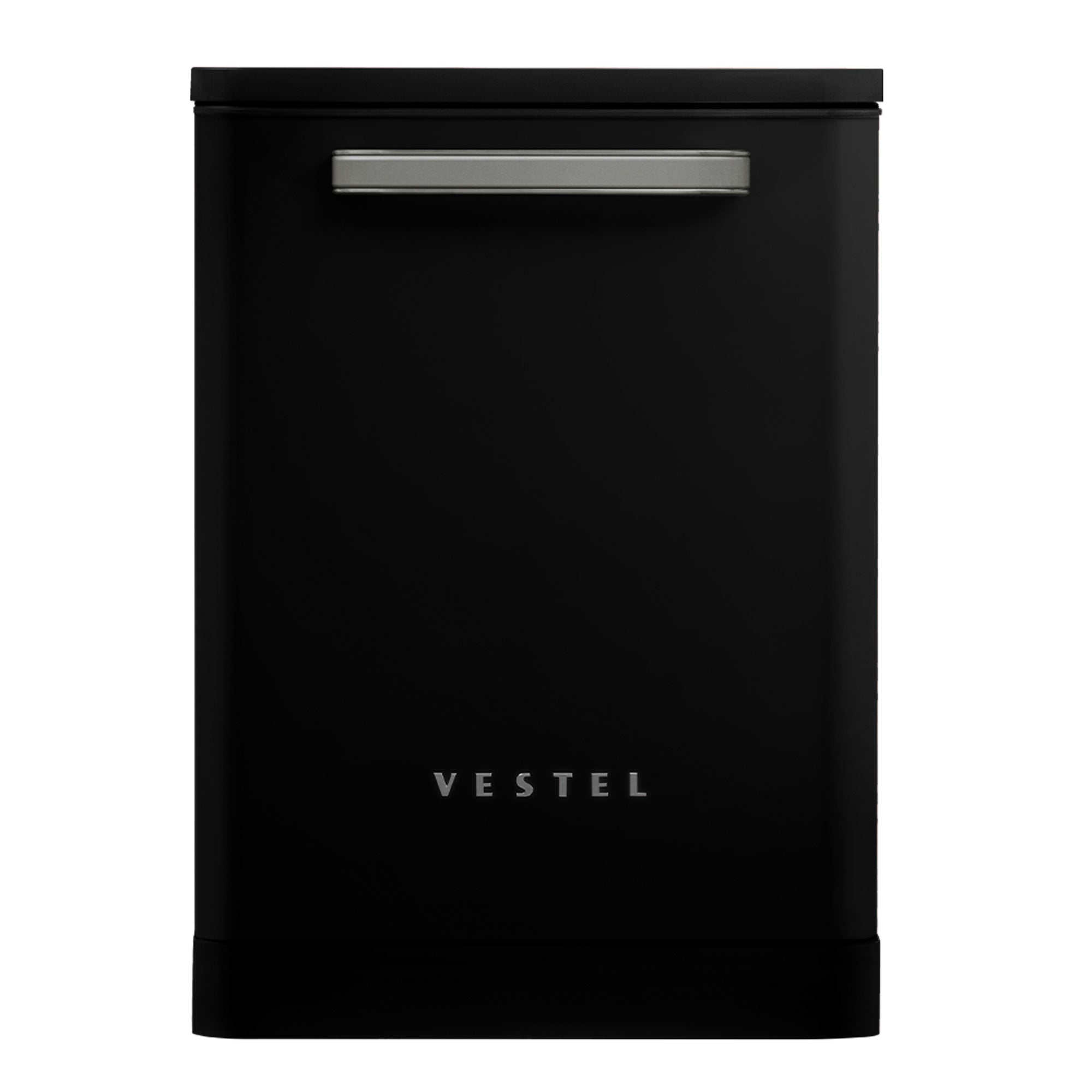 Vestel Retro DW 5001 Black freistehender Geschirrspüler 14 Maßgedecke 5 Programme