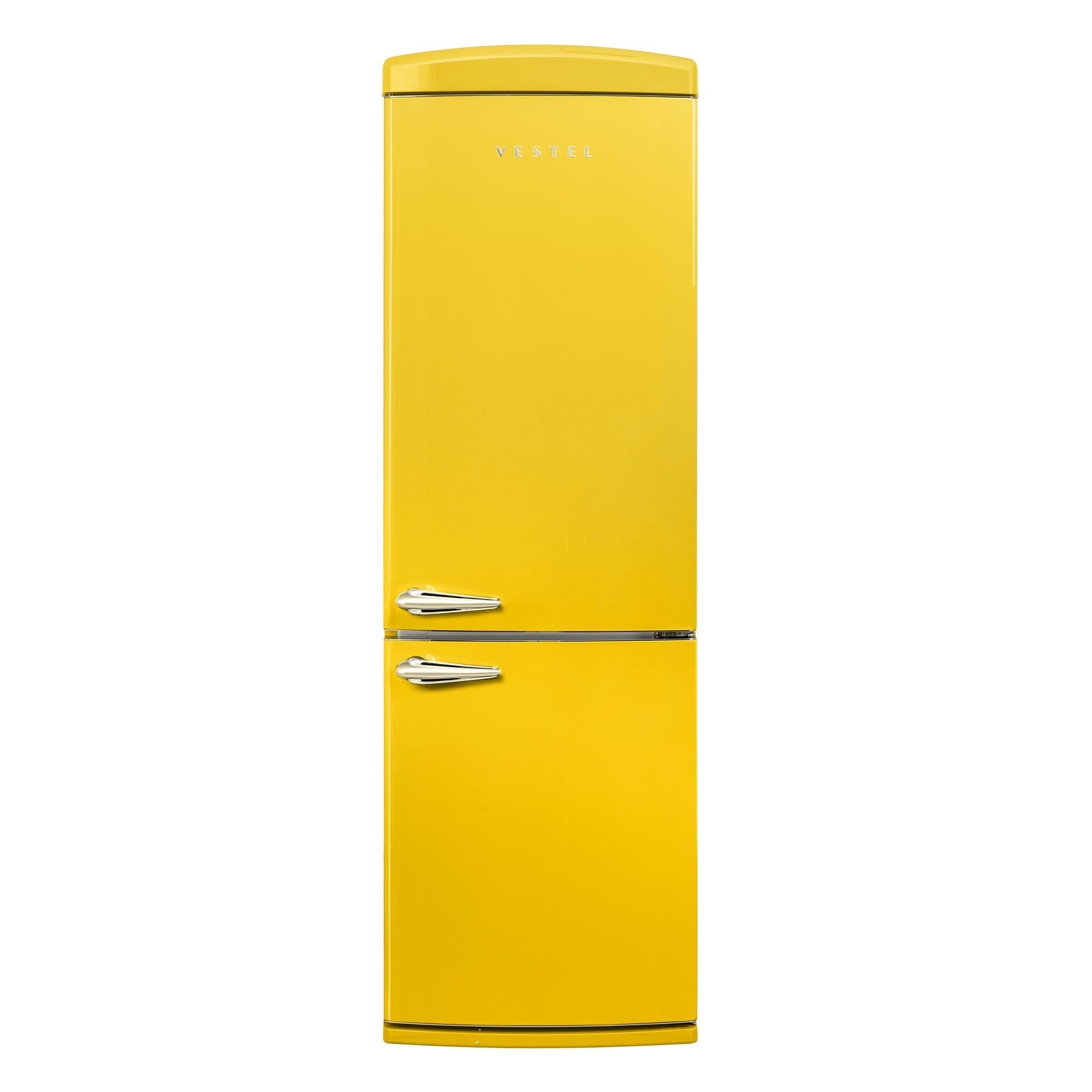 Vestel RETRO NFK37021 Yellow 330 Liter No Frost Kühlschrank