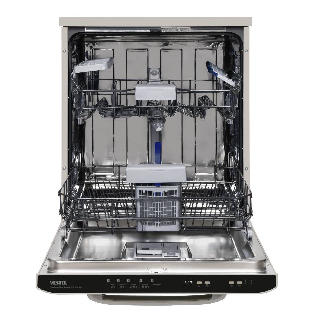 Vestel x Asl? Filinta DW 5001 Retro Beige Saz freistehender Geschirrspüler