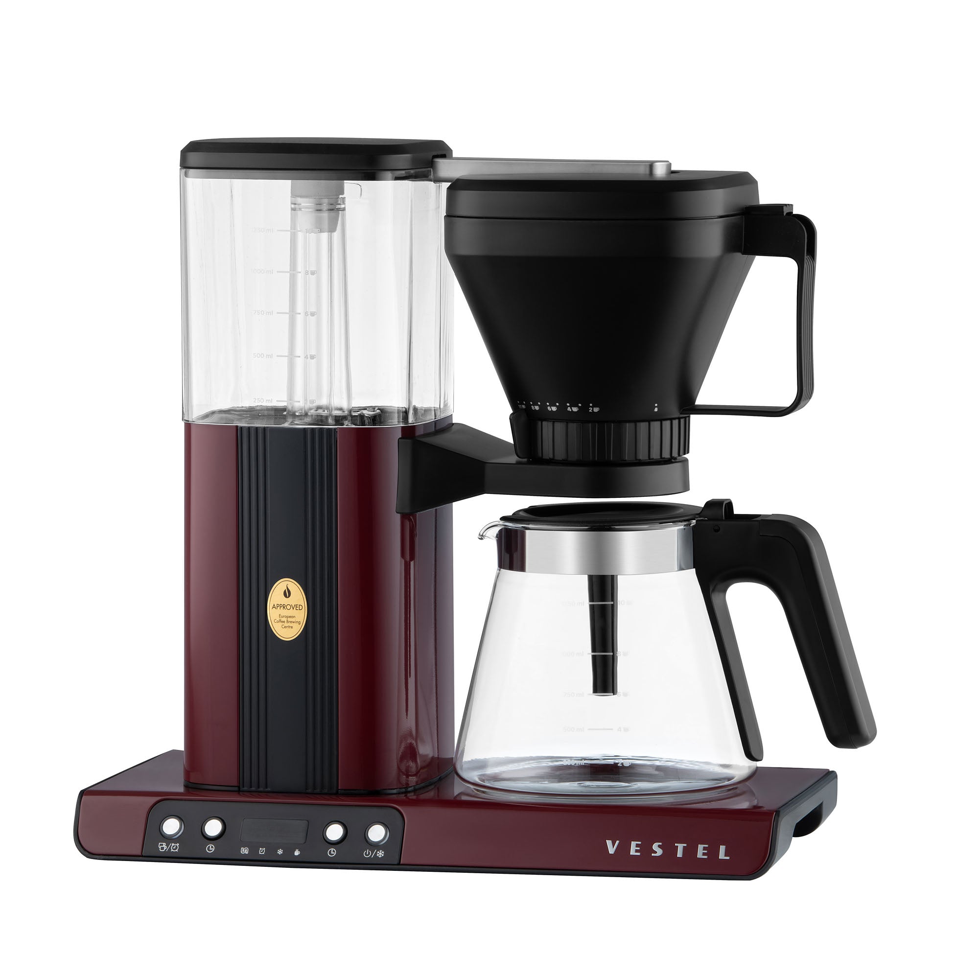 Vestel FCM9065 Bordeaux Golden Cup Filterkaffeemaschine