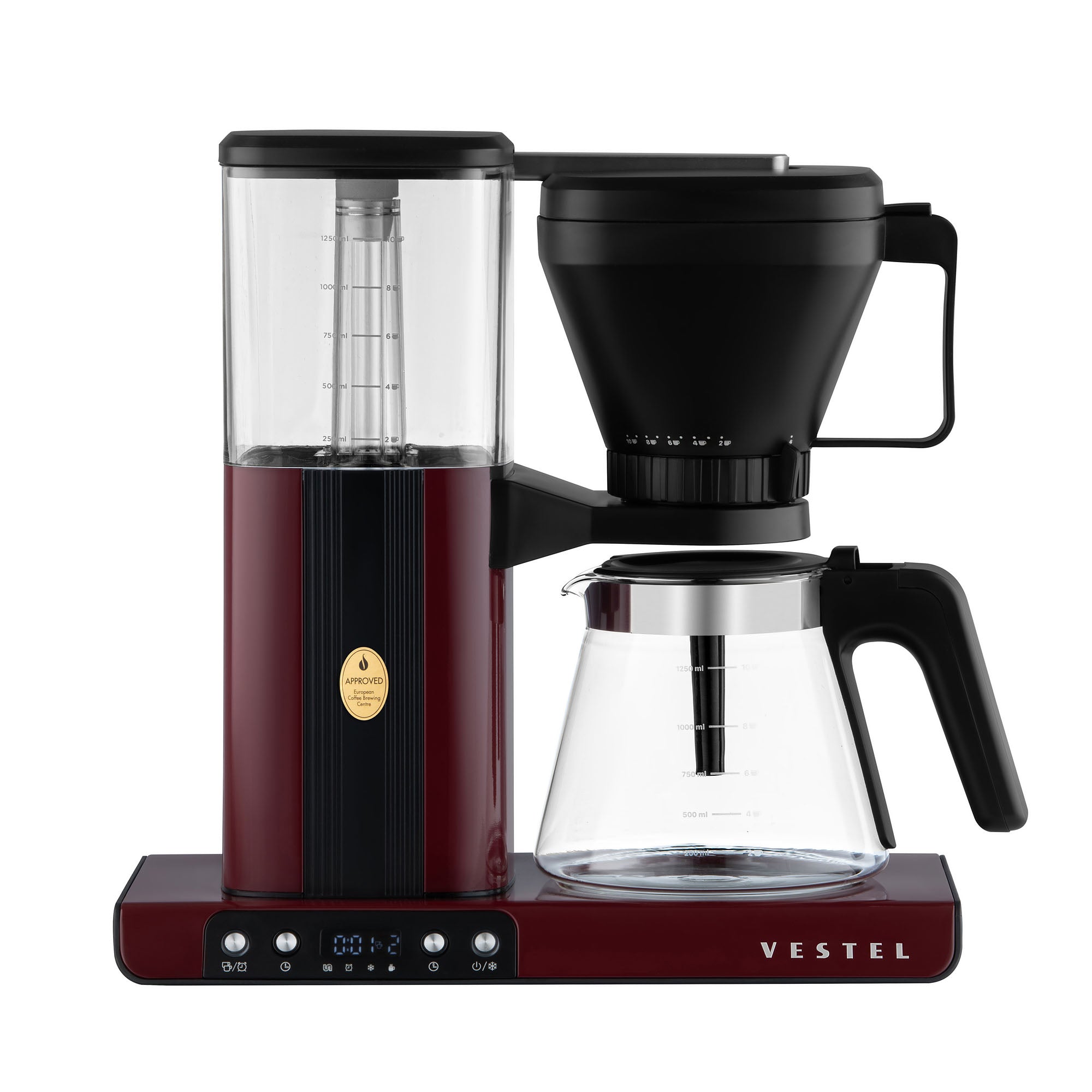Vestel FCM9065 Bordeaux Golden Cup Filterkaffeemaschine