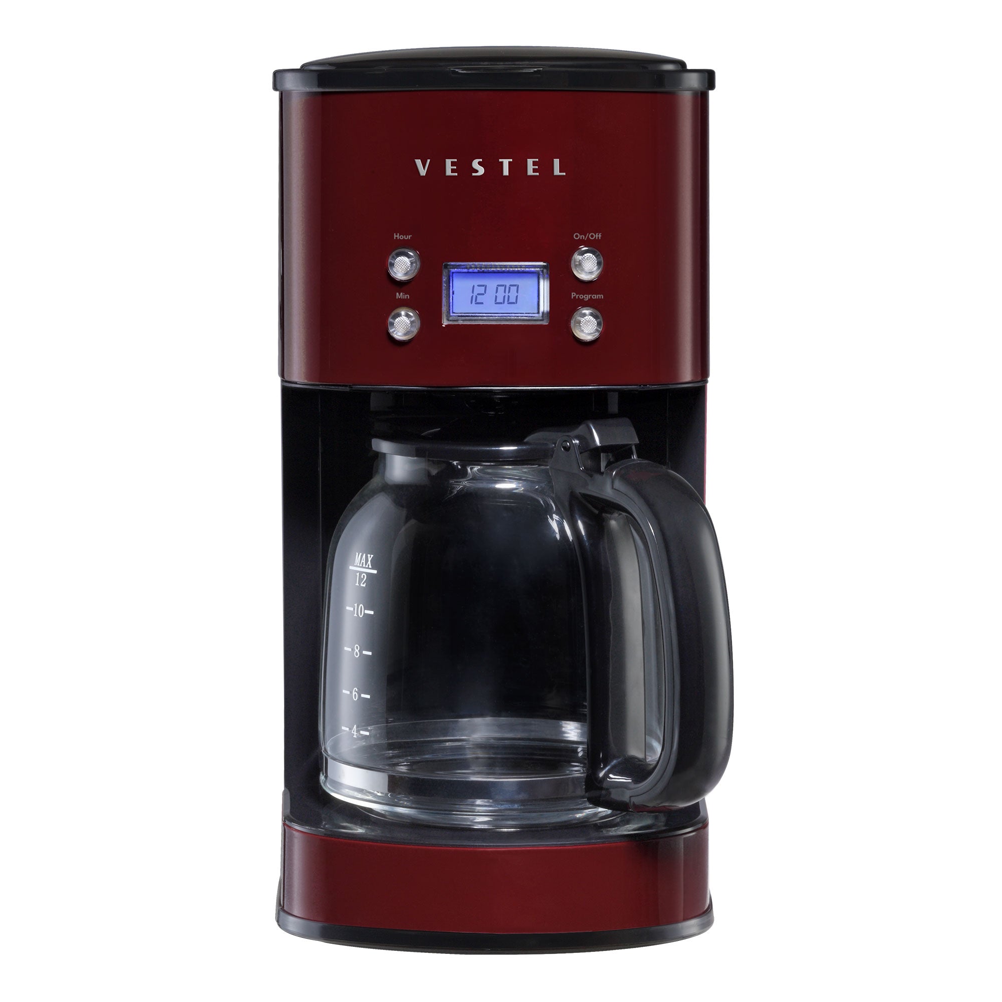 Vestel Retro Bordeaux Filterkaffeemaschine