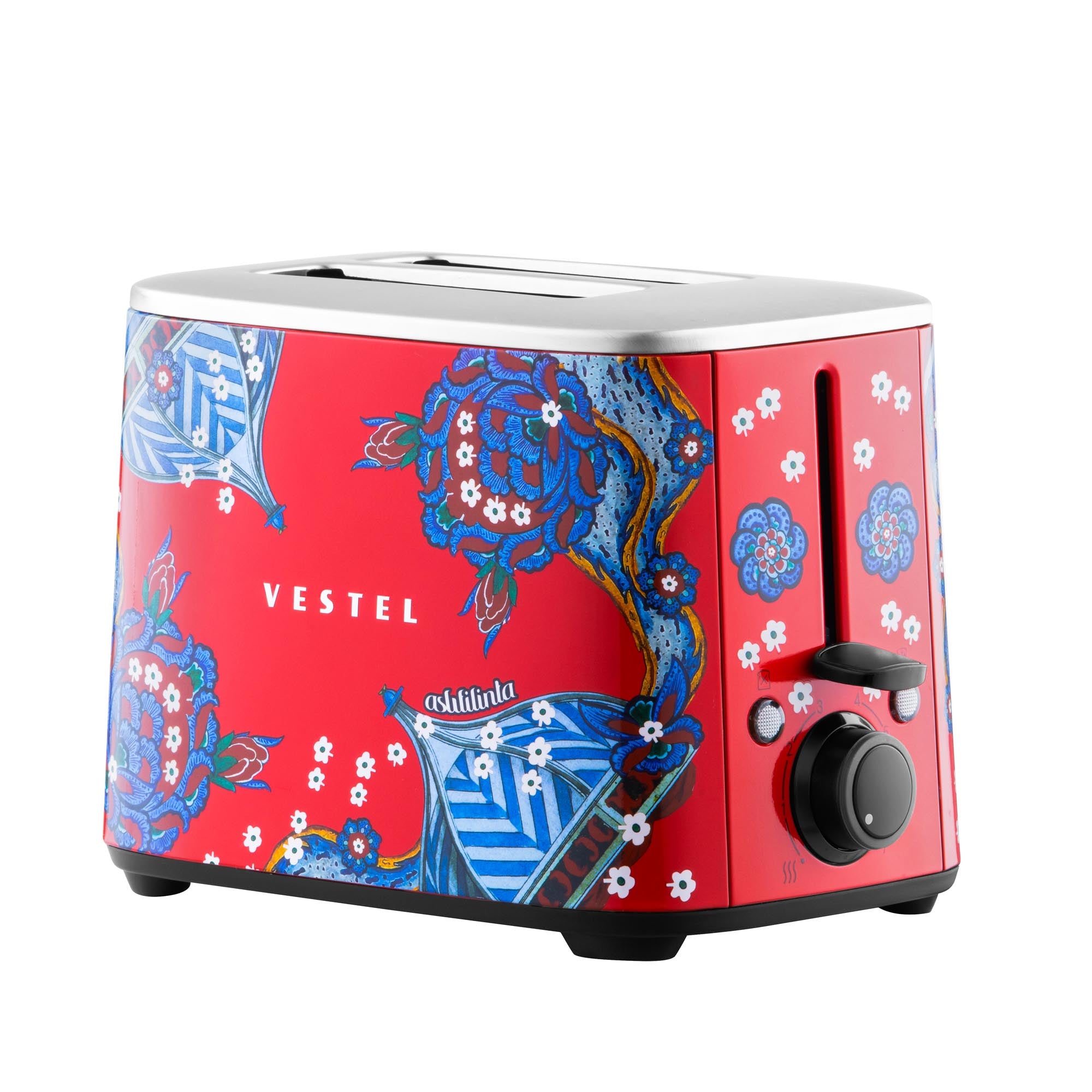 Vestel X Aslı Filinta Retro Toaster Red Çini