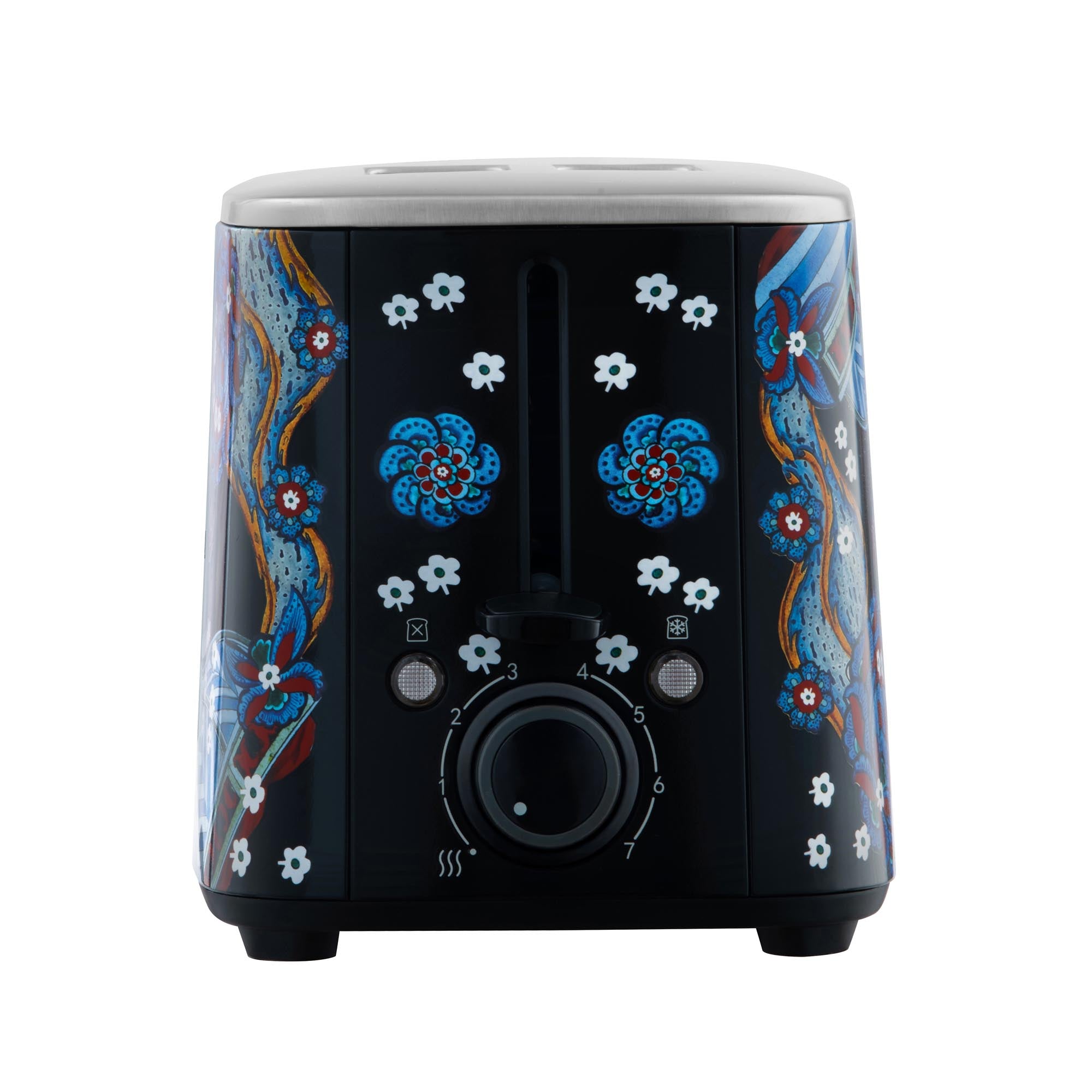 Vestel X Aslı Filinta Retro Schwarze Çini Toaster