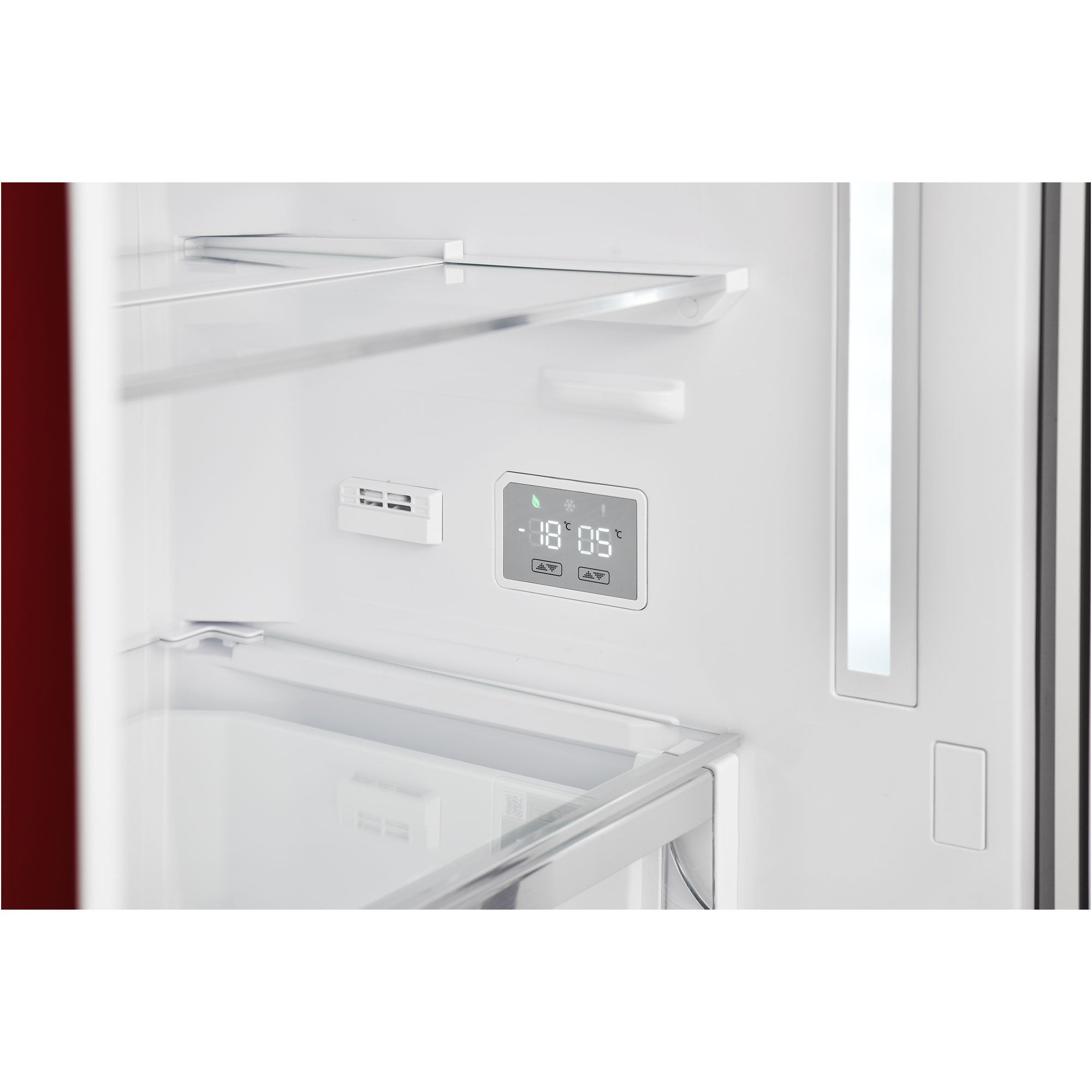 Vestel RETRO NFK37021 BORDEAUX No Frost Kühlschrank 330 l