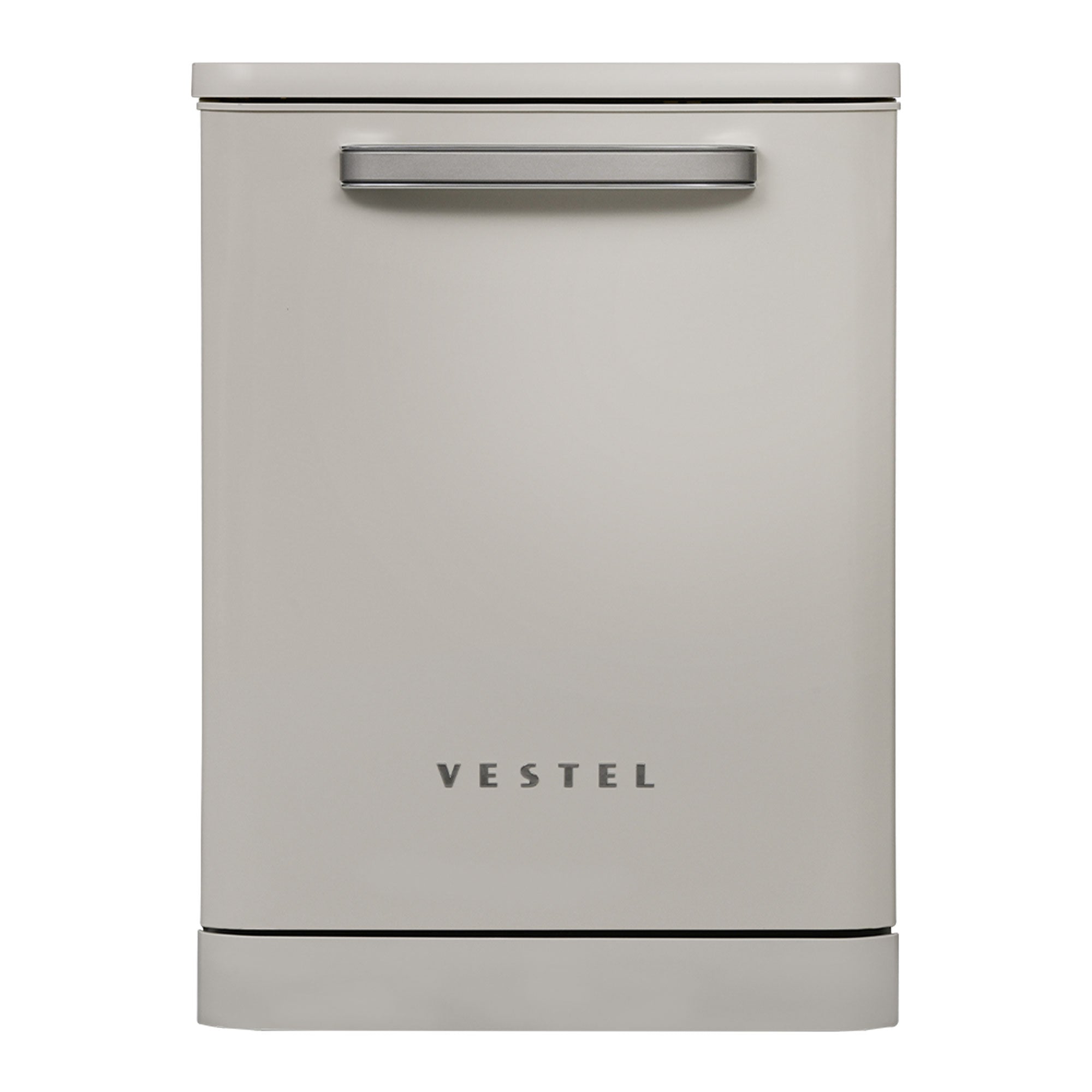 Vestel Retro DW 5001 Beige freistehender Geschirrspüler  14 Maßgedecke 5 Programme