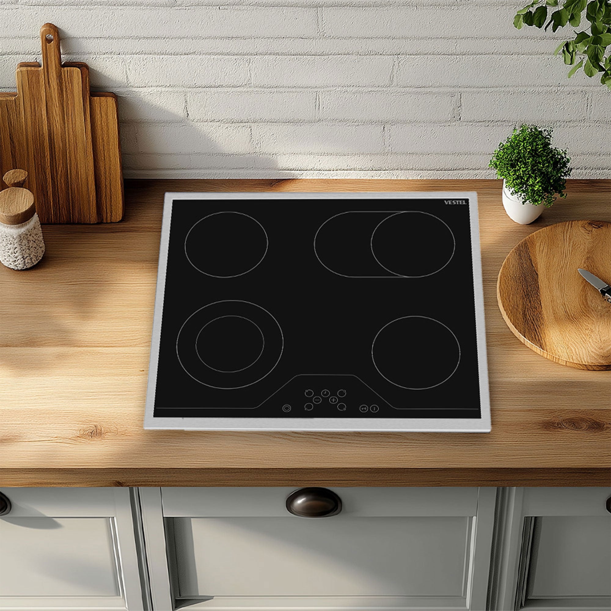 Vestel BH 6330 B Einbaukochfelder Vitrokeramik