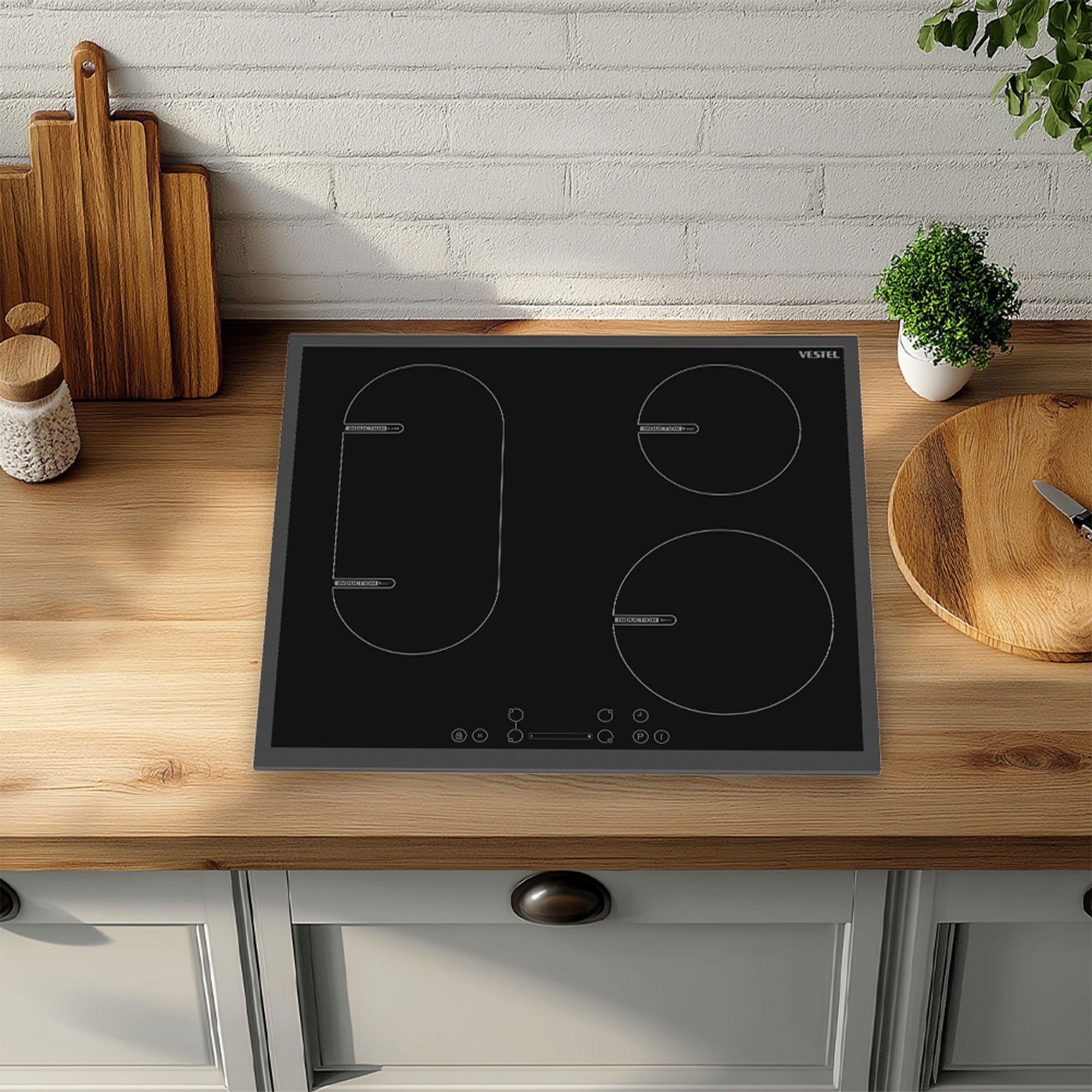 Vestel BH 6470 B BRG  Einbaukochfeld Induktion