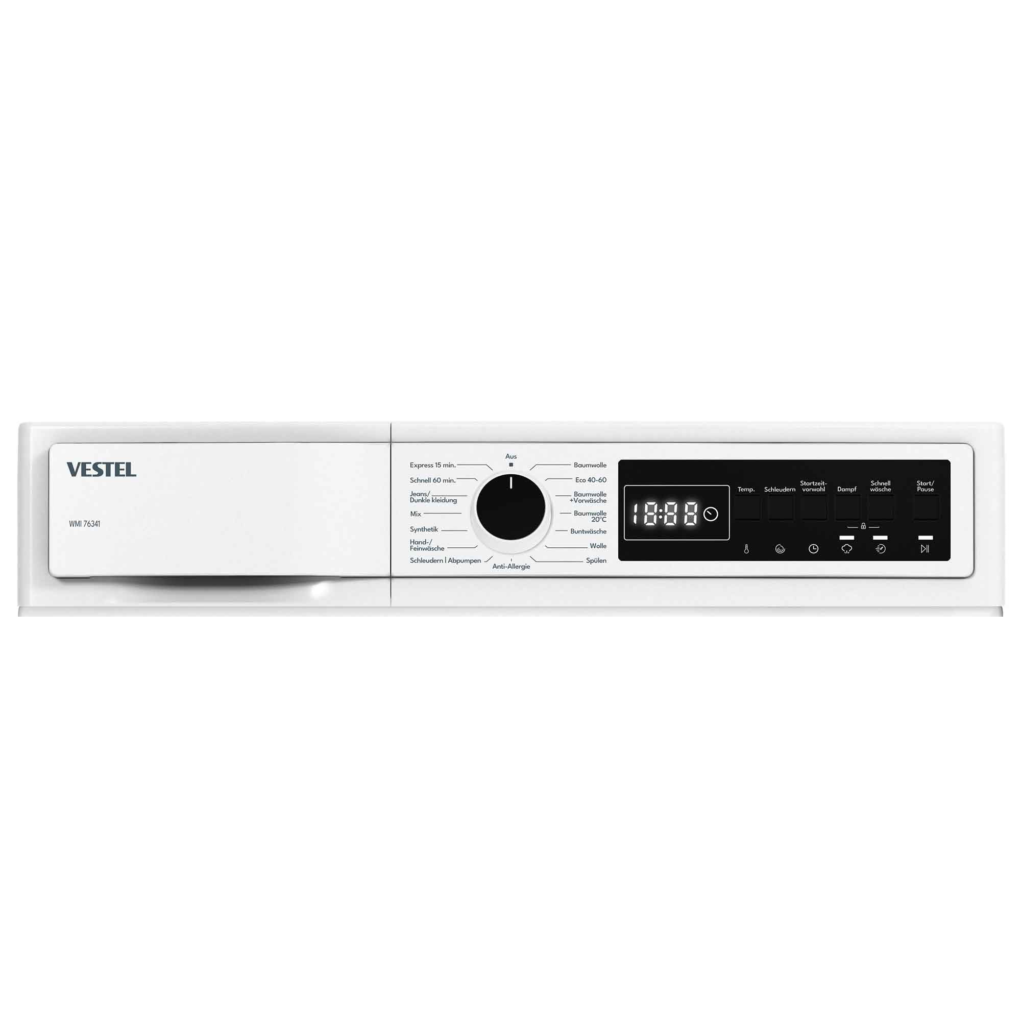 Vestel WMI 76341 Waschmaschine 7 kg 1400 U/Min