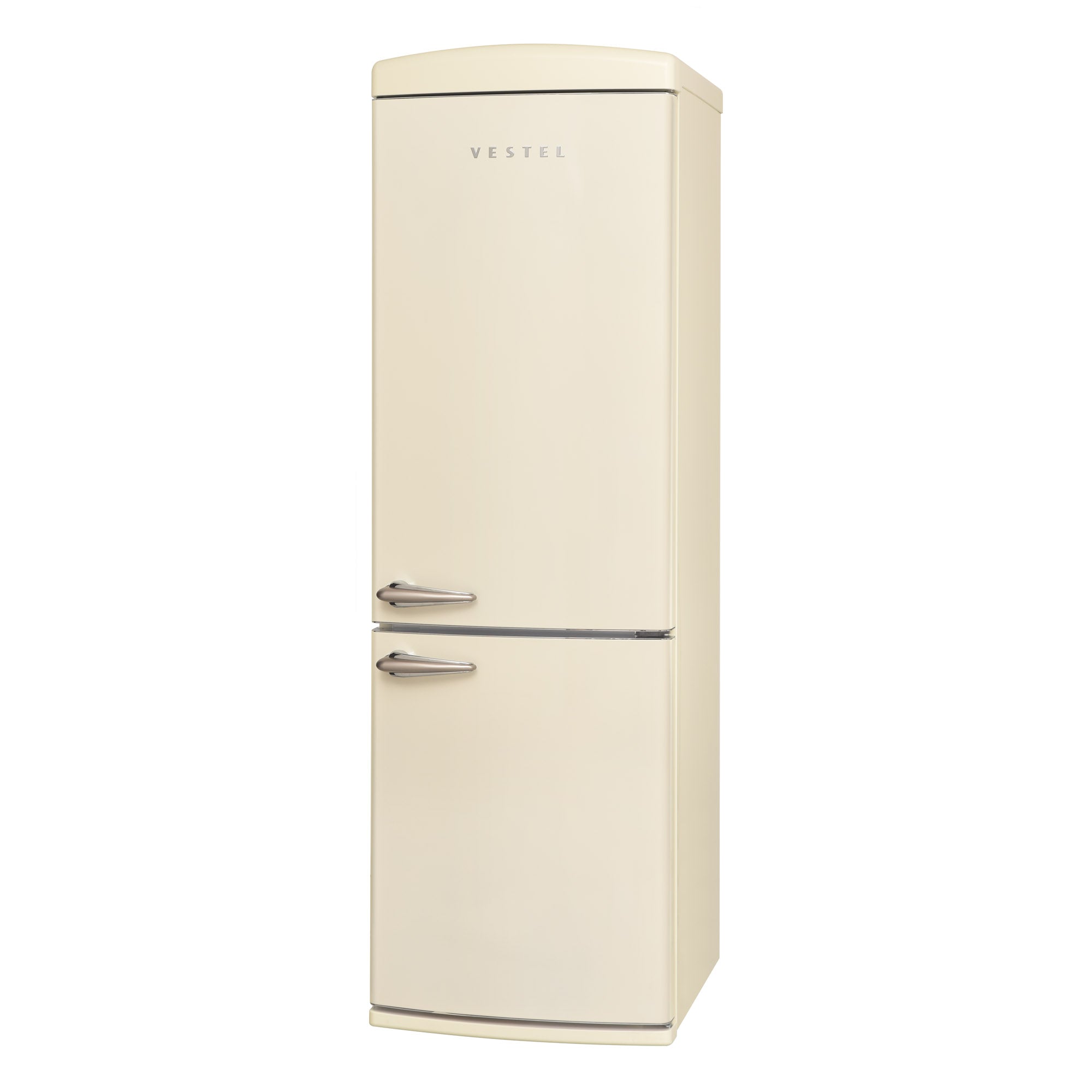 Vestel RETRO NFK37021 BEIGE No Frost Kühlschrank 330 l