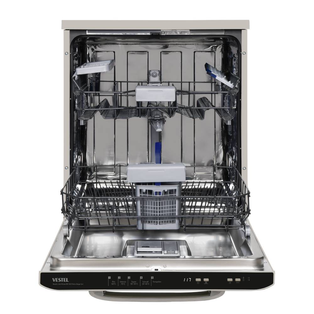 Vestel x Asl? Filinta DW 5001 Retro Beige Çini freistehender Geschirrspüler