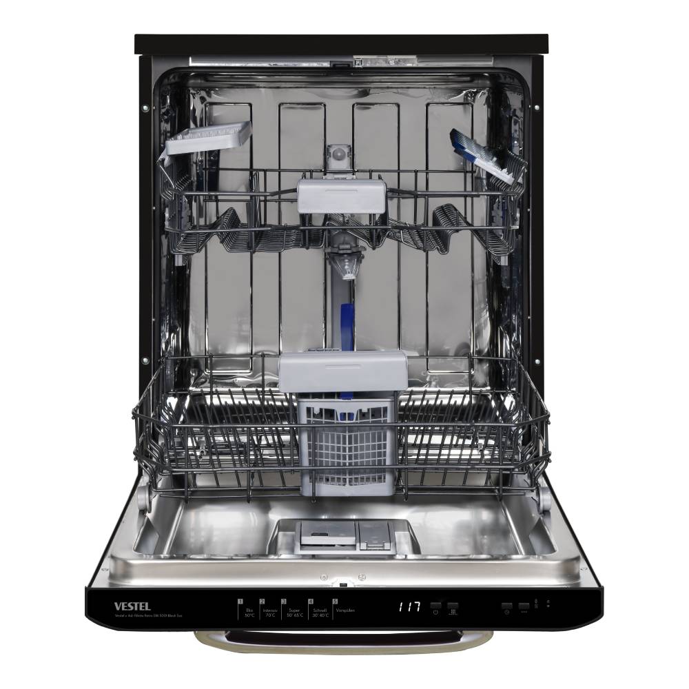 Vestel x Asl? Filinta DW 5001 Retro Black Saz freistehender Geschirrspüler