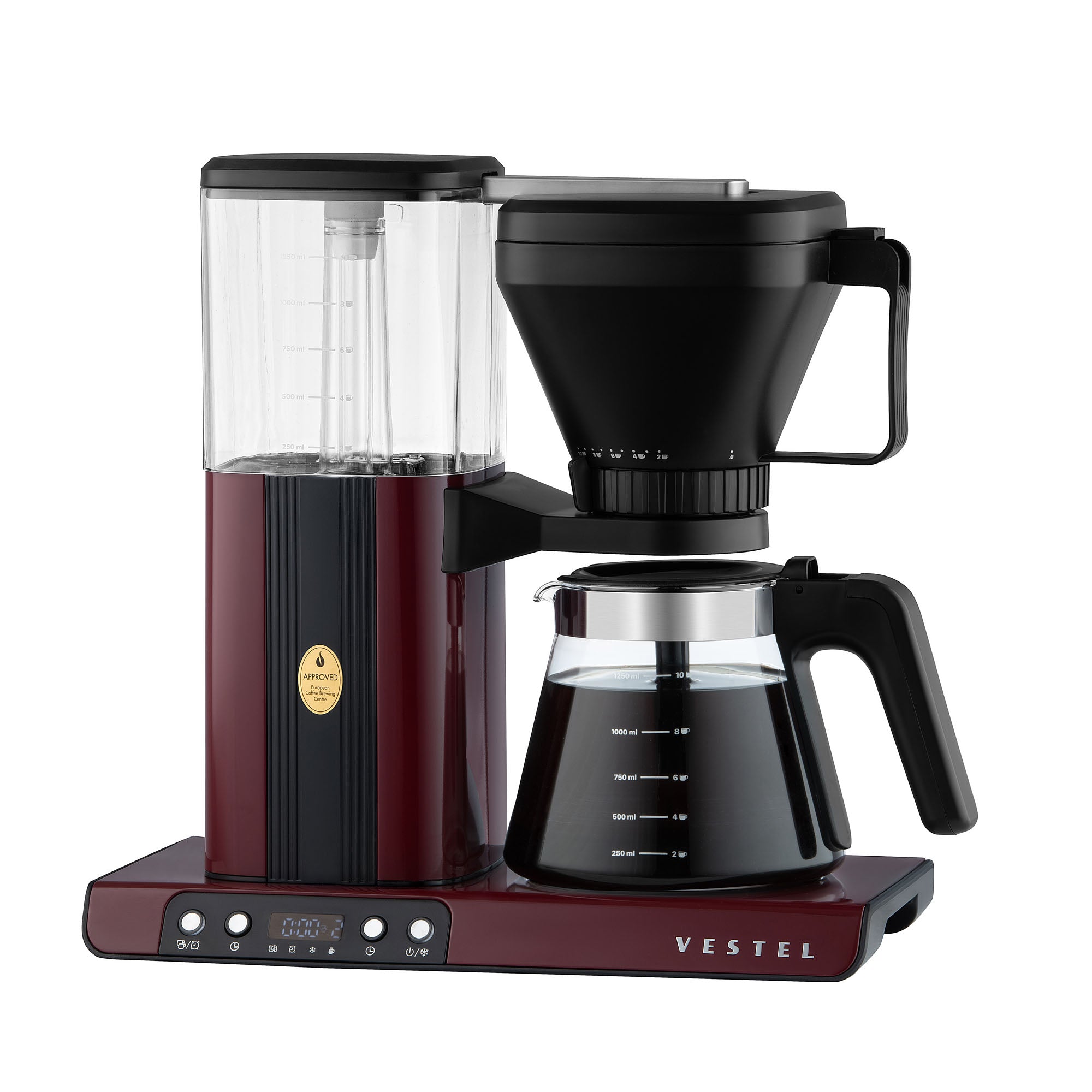 Vestel FCM9065 Bordeaux Golden Cup Filterkaffeemaschine
