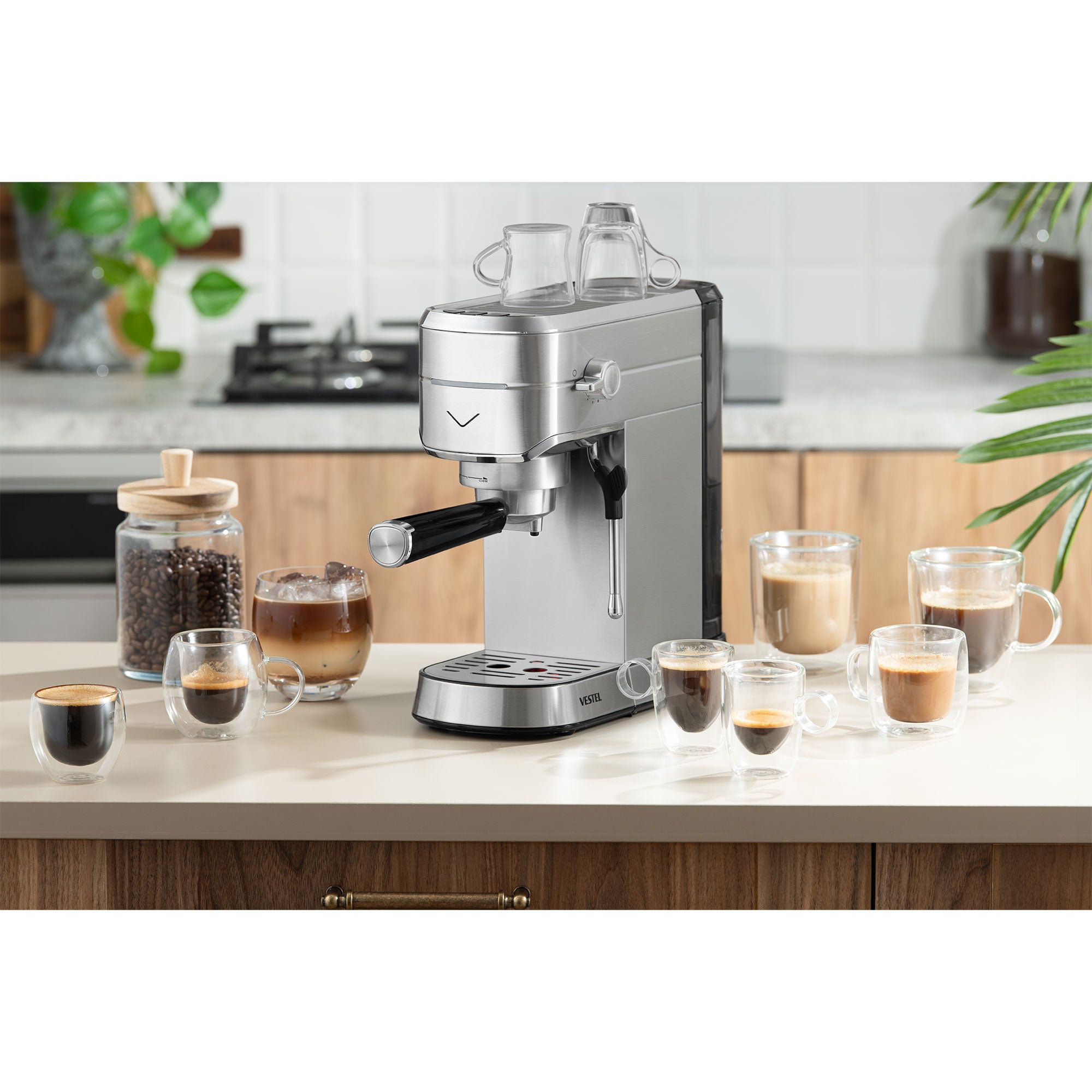 Vestel SESM5040 X Semi Automatic Espressomaschine