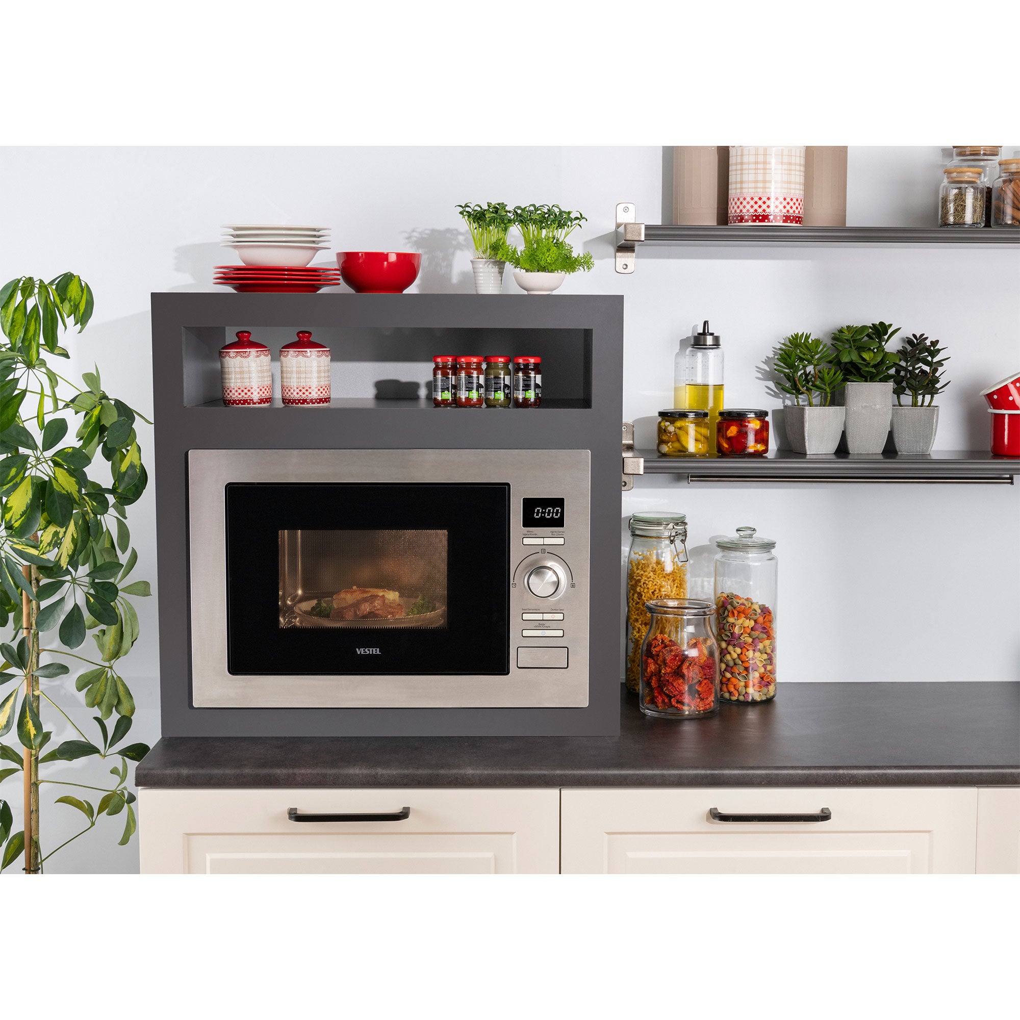 Vestel BMWO 2511 X Einbau-Mikrowellen 25 Lt