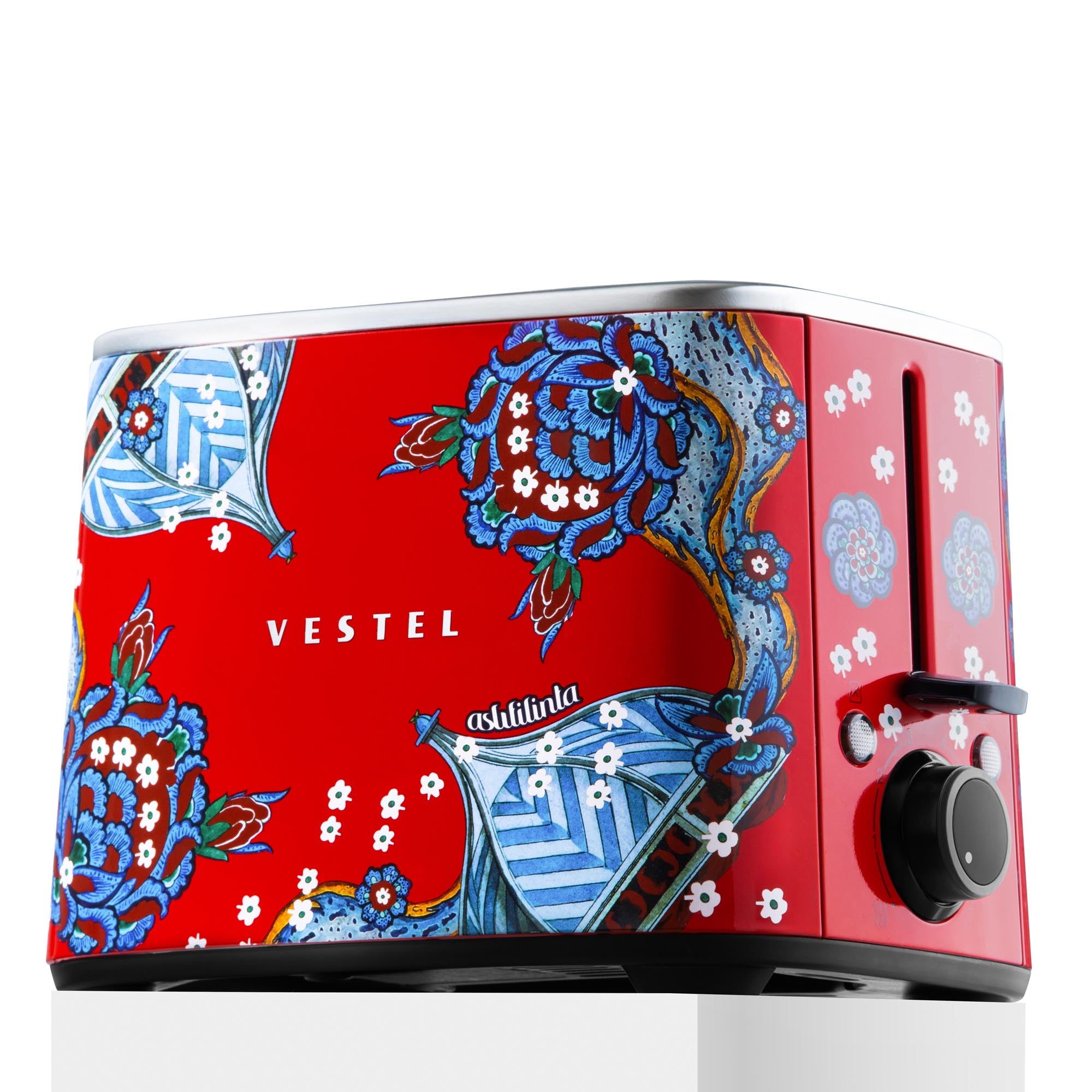 Vestel X Aslı Filinta Retro Toaster Red Çini